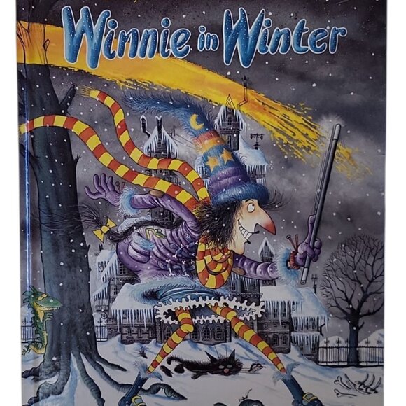 Winnie in Winter Korky Paul Valerie Thomas Award Win Series Witch /Cat HC book - Picture 1 of 10